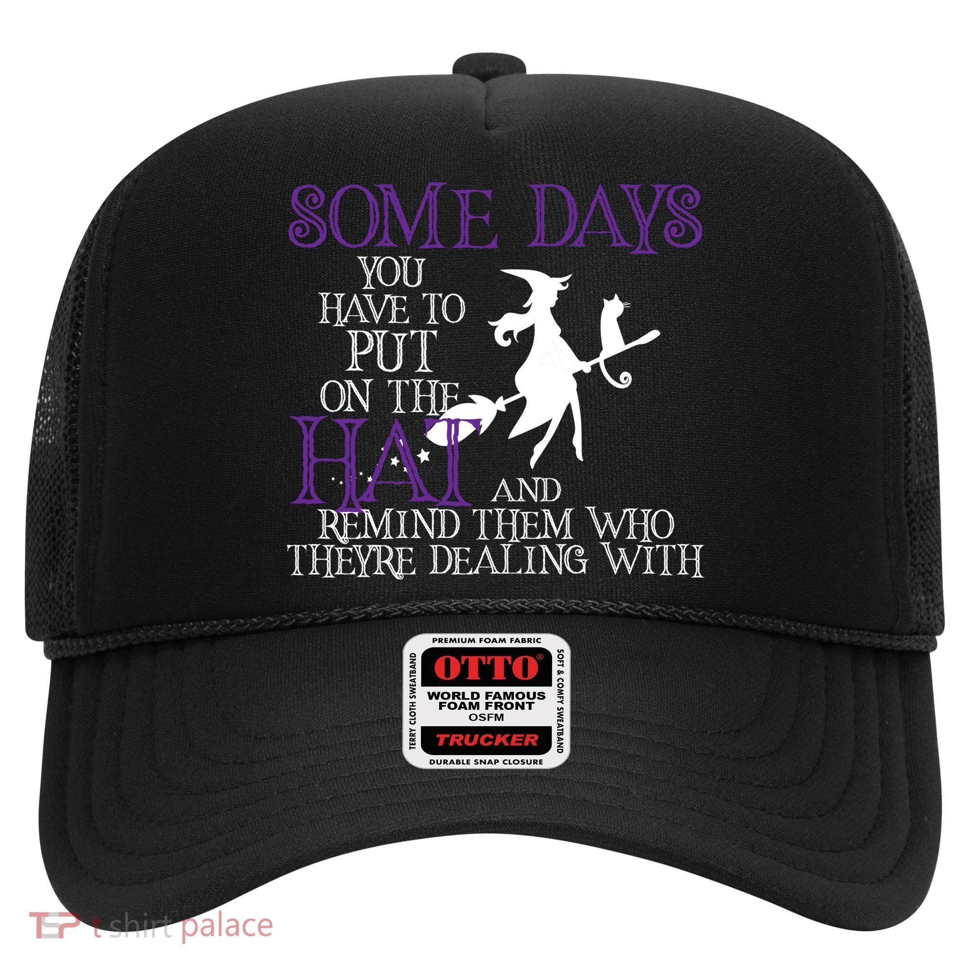 Put On The Hat Funny Witch Halloween Hat