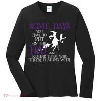 Put On The Hat Funny Witch Halloween Women's Long Sleeve Shirt thumb 0