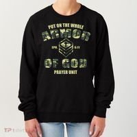 Put On The Whole Armor Of God Prayer Unit Women's Sweatshirt thumb 0