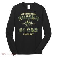 Put On The Whole Armor Of God Prayer Unit Long Sleeve Shirt thumb 0