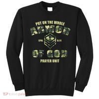 Put On The Whole Armor Of God Prayer Unit Sweatshirt thumb 0
