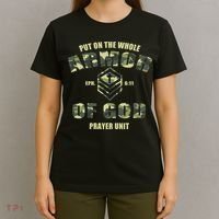 Put On The Whole Armor Of God Prayer Unit T-Shirt thumb 4