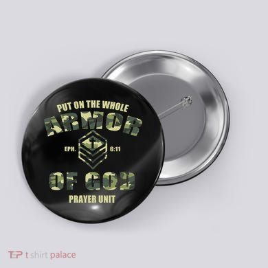 Put On The Whole Armor Of God Prayer Unit Button