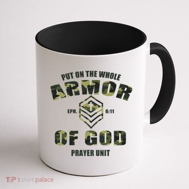 Put On The Whole Armor Of God Prayer Unit Coffee Mug back