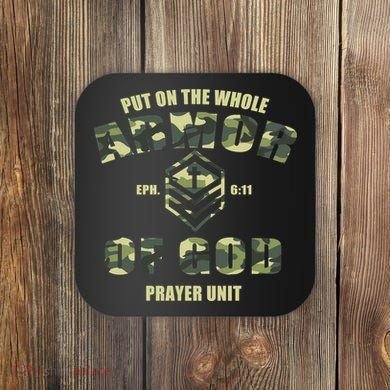 Put On The Whole Armor Of God Prayer Unit Coaster