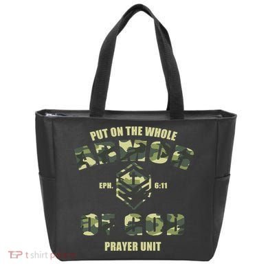 Put On The Whole Armor Of God Prayer Unit Tote Bag