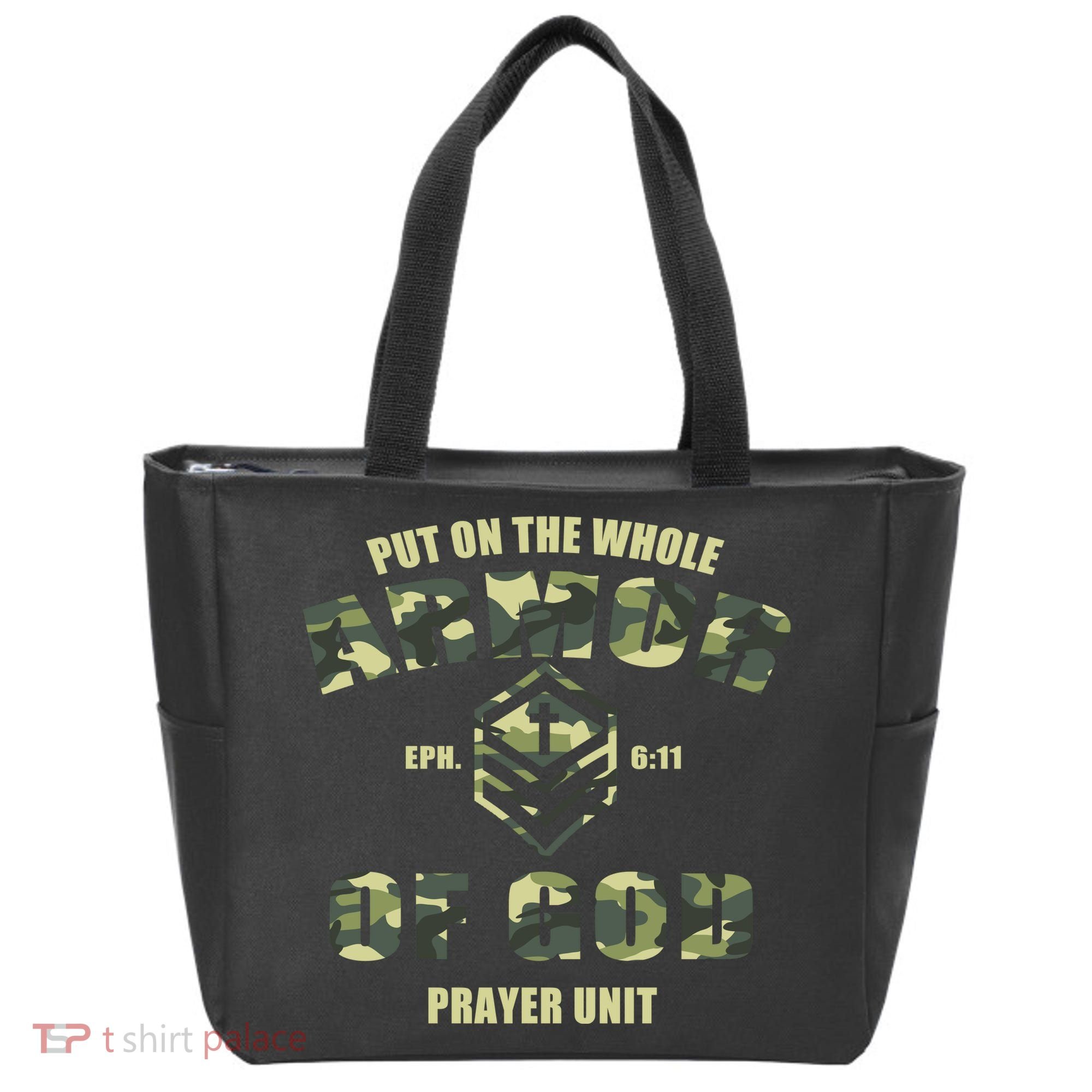 Put On The Whole Armor Of God Prayer Unit Tote Bag