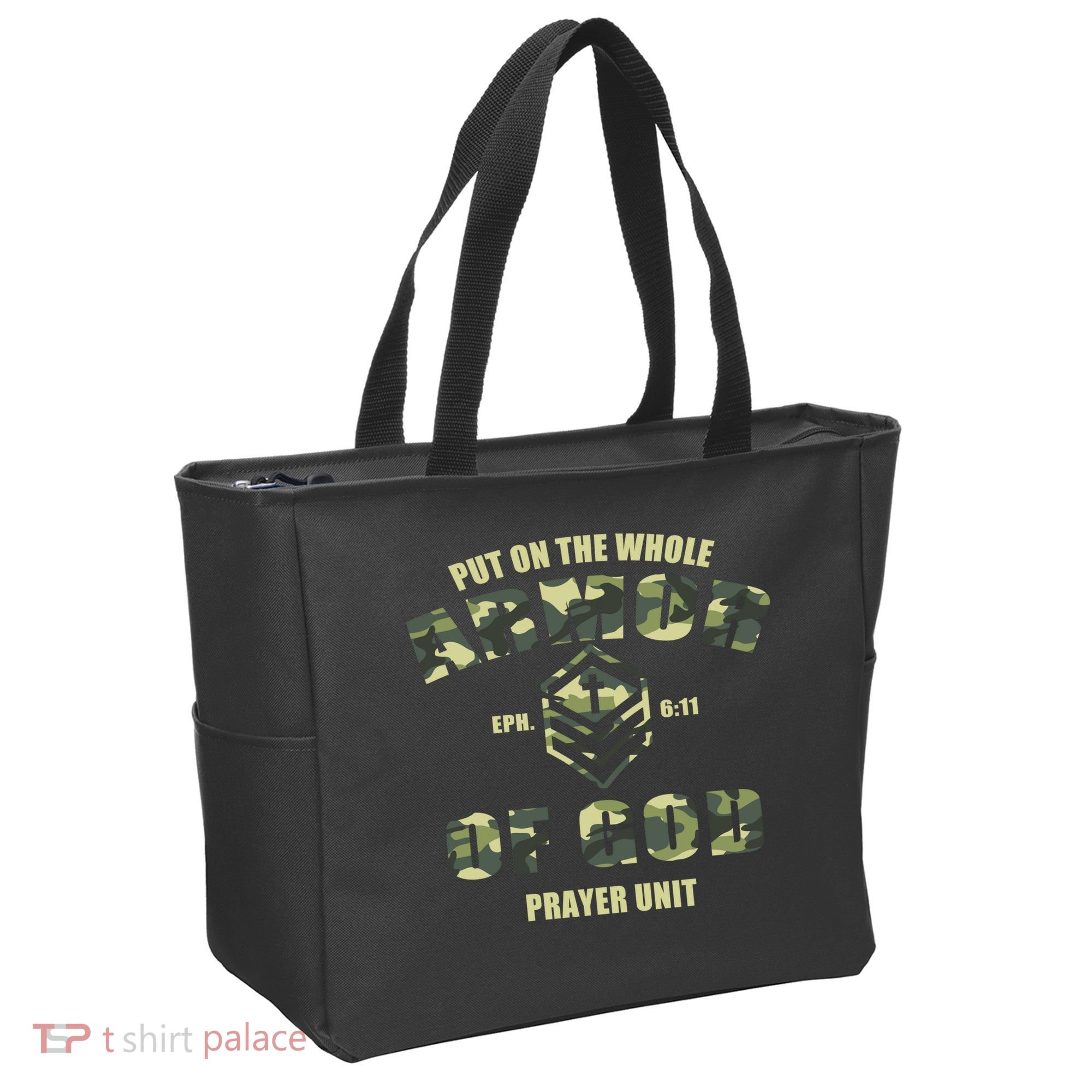 Put On The Whole Armor Of God Prayer Unit Tote Bag