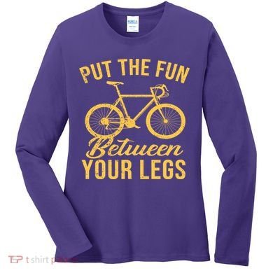 Put The Fun Between Your Legs Women's Long Sleeve Shirt
