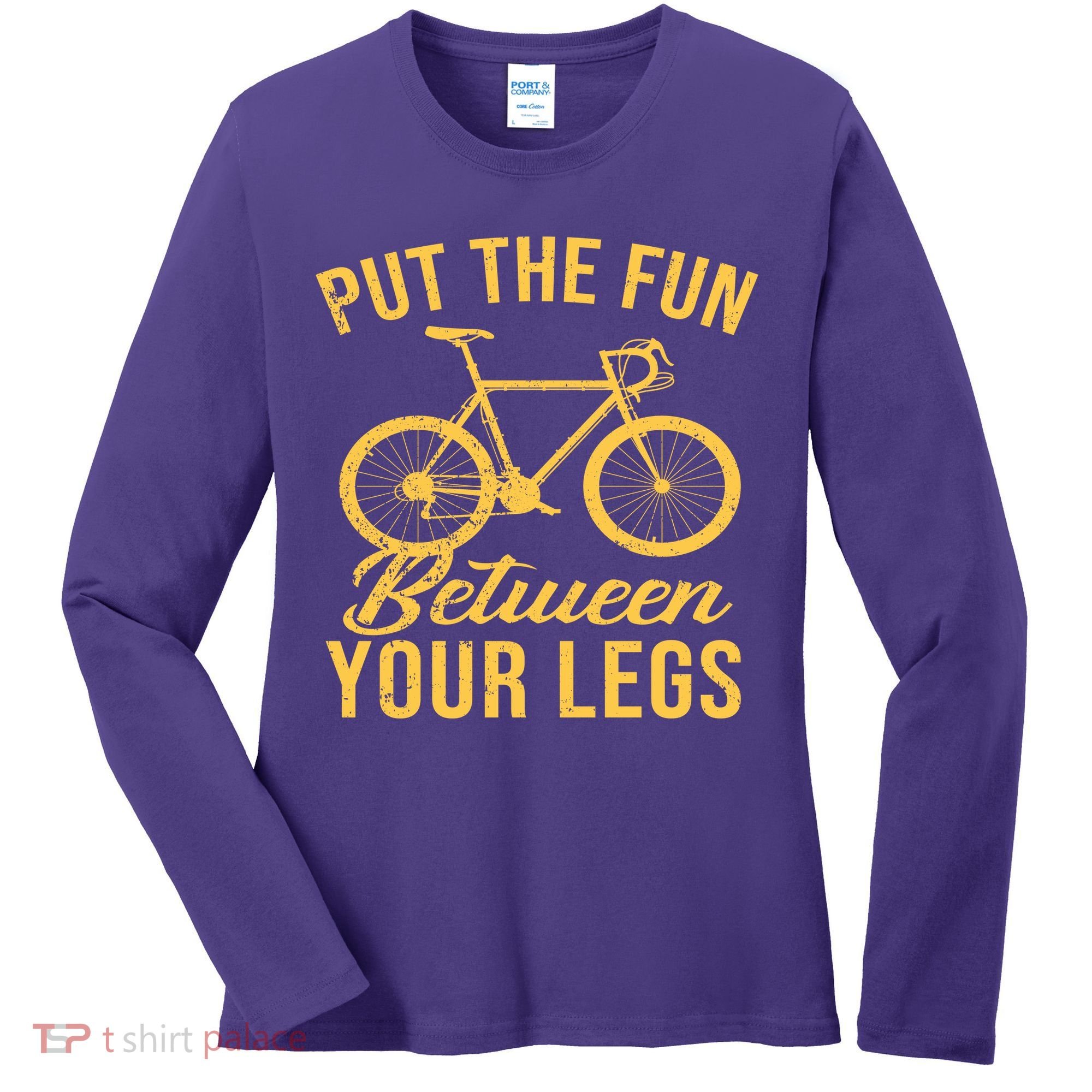 Put The Fun Between Your Legs Women's Long Sleeve Shirt
