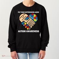 Put Your Differences Aside Autism Awareness Women's Sweatshirt thumb 0