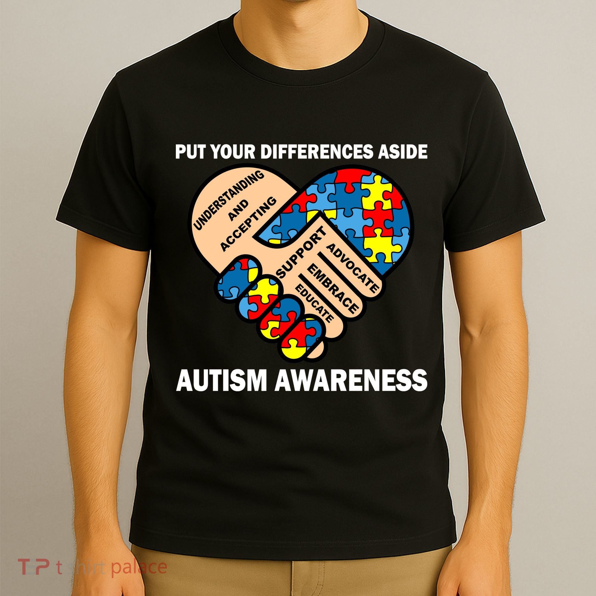 Put Your Differences Aside Autism Awareness T-Shirt