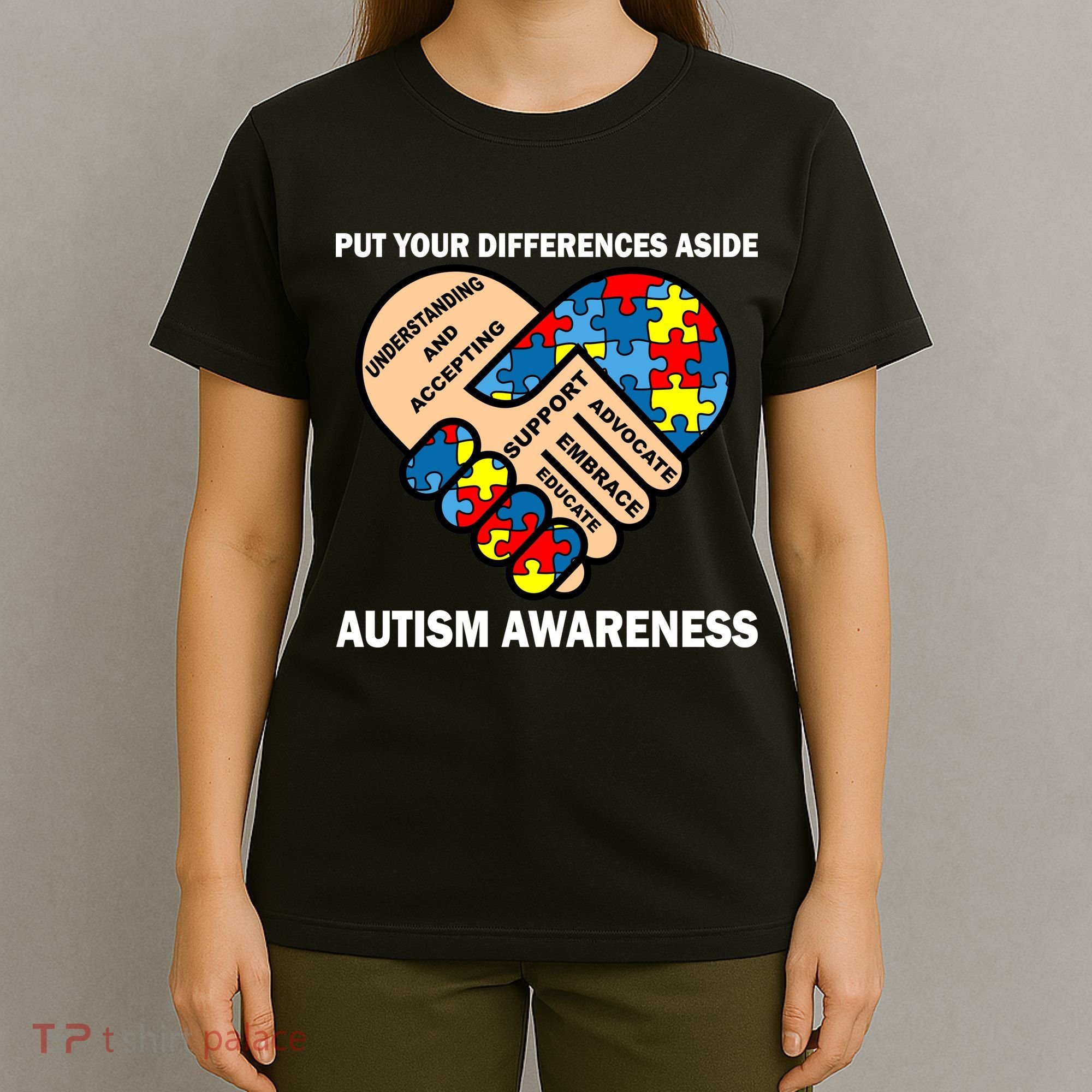 Put Your Differences Aside Autism Awareness T-Shirt