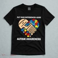 Put Your Differences Aside Autism Awareness T-Shirt thumb 5