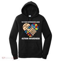 Put Your Differences Aside Autism Awareness Women's Hoodie thumb 0