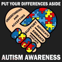 Put Your Differences Aside Autism Awareness Tumbler thumb 3
