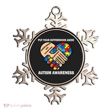 Put Your Differences Aside Autism Awareness Ornament