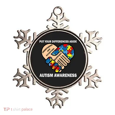 Put Your Differences Aside Autism Awareness Ornament
