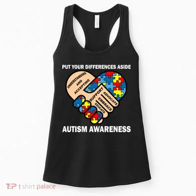 Put Your Differences Aside Autism Awareness Women's Tank Top