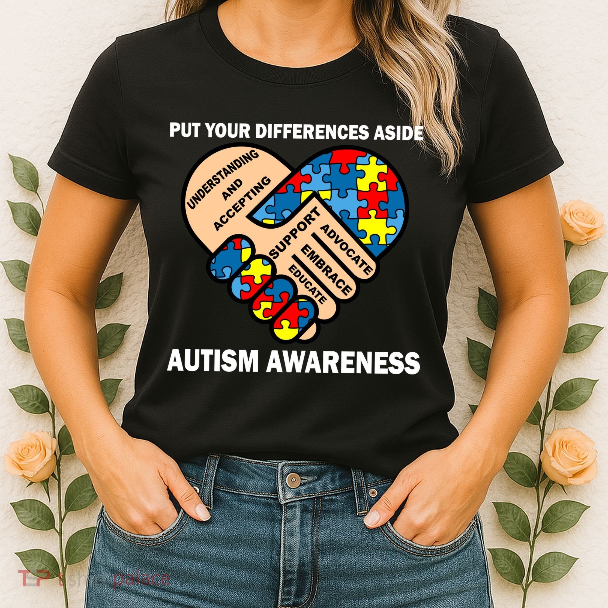 Put Your Differences Aside Autism Awareness Women's T-Shirt