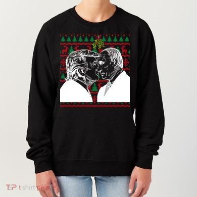 Putin Trump Mistletoe Ugly Christmas Sweater Women's Sweatshirt
