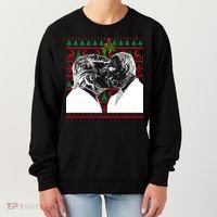 Putin Trump Mistletoe Ugly Christmas Sweater Women's Sweatshirt thumb 0