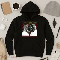 Putin Trump Mistletoe Ugly Christmas Sweater Hoodie thumb 3