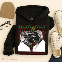 Putin Trump Mistletoe Ugly Christmas Sweater Hoodie thumb 4
