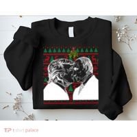 Putin Trump Mistletoe Ugly Christmas Sweater Sweatshirt thumb 2
