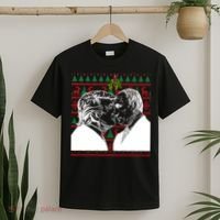 Putin Trump Mistletoe Ugly Christmas Sweater T-Shirt thumb 2