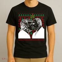 Putin Trump Mistletoe Ugly Christmas Sweater T-Shirt thumb 3