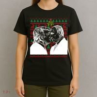 Putin Trump Mistletoe Ugly Christmas Sweater T-Shirt thumb 4