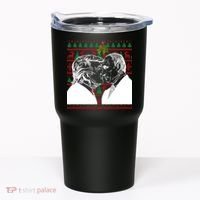 Putin Trump Mistletoe Ugly Christmas Sweater Tumbler thumb 0