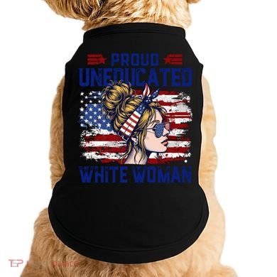 Proud Uneducated White Woman Doggie Tank
