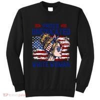 Proud Uneducated White Woman Sweatshirt thumb 0