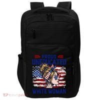 Proud Uneducated White Woman Impact Tech Backpack thumb 0