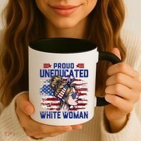 Proud Uneducated White Woman Coffee Mug thumb 3