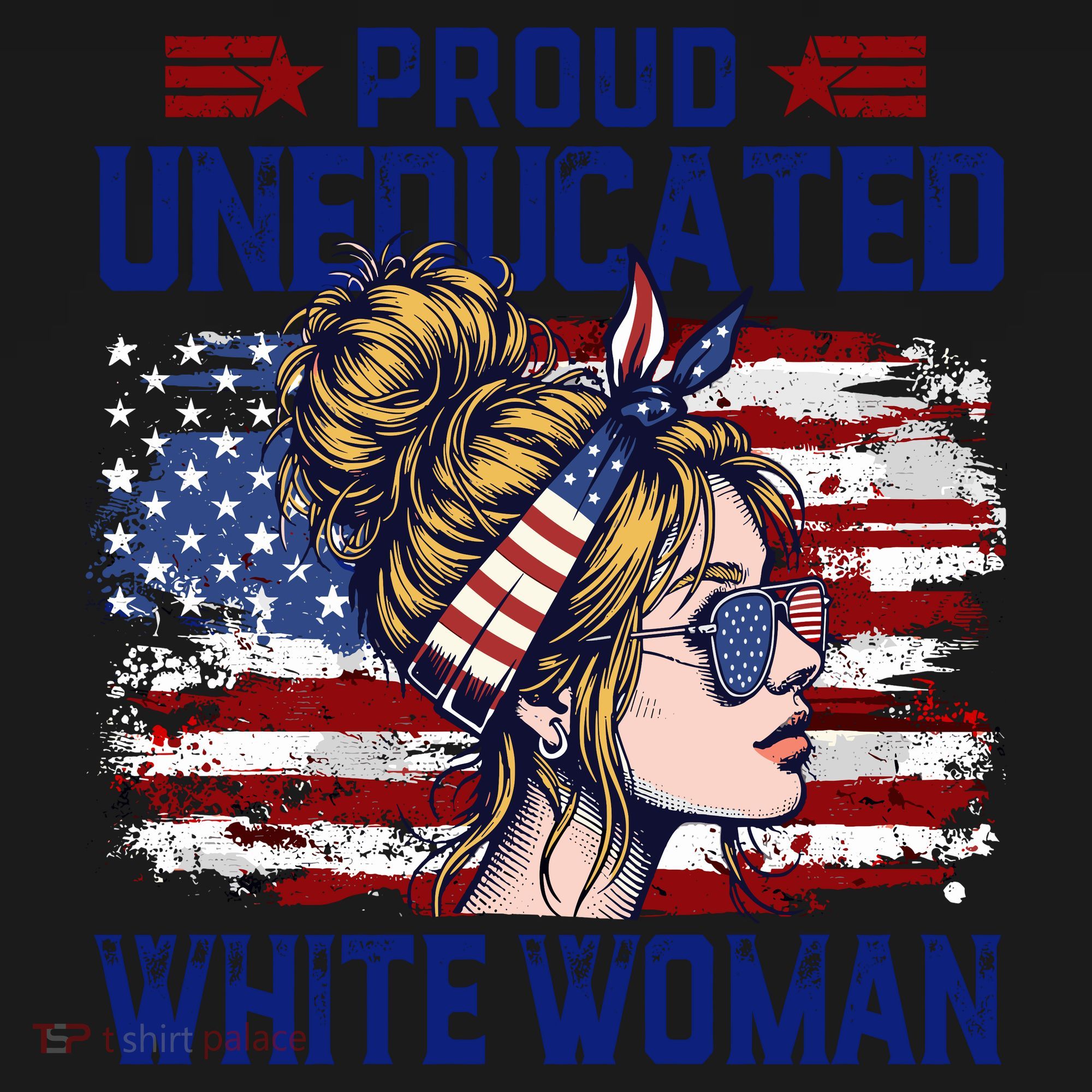 Proud Uneducated White Woman Mousepad
