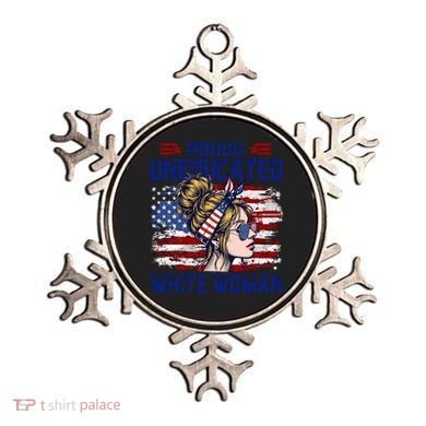 Proud Uneducated White Woman Ornament
