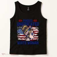 Proud Uneducated White Woman Tank Top thumb 2