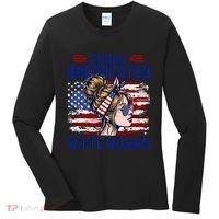 Proud Uneducated White Woman Women's Long Sleeve Shirt thumb 0