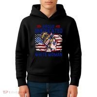 Proud Uneducated White Woman Kids Hoodie thumb 4