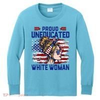 Proud Uneducated White Woman Kids Long Sleeve Shirt thumb 0