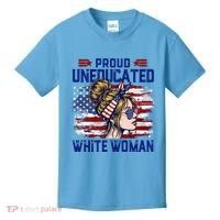 Proud Uneducated White Woman Kids T-Shirt thumb 0