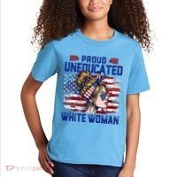 Proud Uneducated White Woman Kids T-Shirt thumb 2