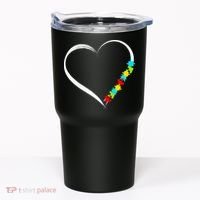 Puzzle Of Love Autism Awareness  Tumbler thumb 0