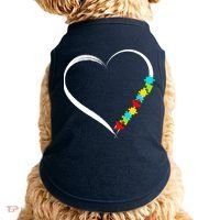 Puzzle Of Love Autism Awareness  Doggie Tank thumb 0