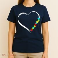 Puzzle Of Love Autism Awareness  T-Shirt thumb 4