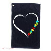 Puzzle Of Love Autism Awareness  Golf Towel thumb 0