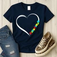 Puzzle Of Love Autism Awareness  Women's T-Shirt thumb 3